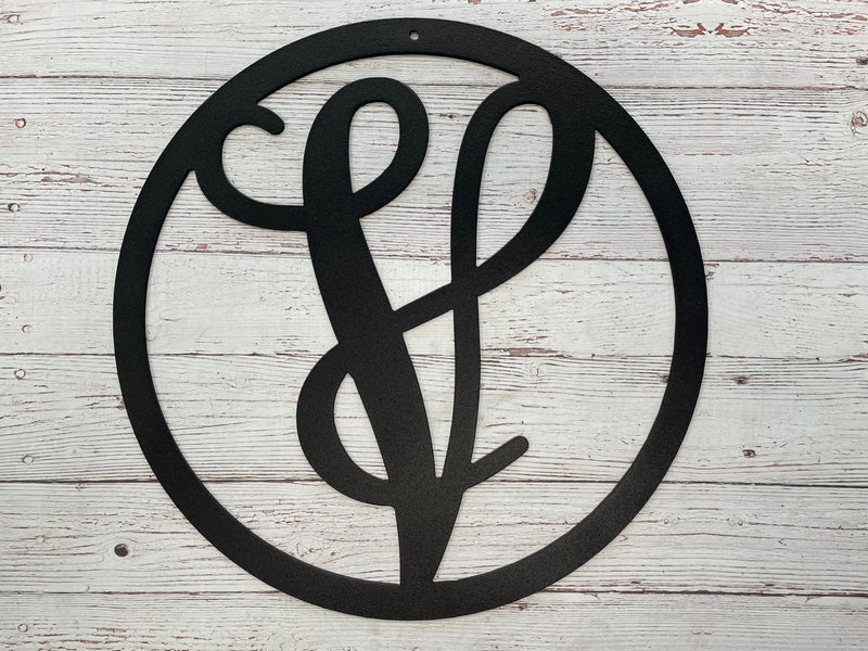 Fancy Single Letter Monogram