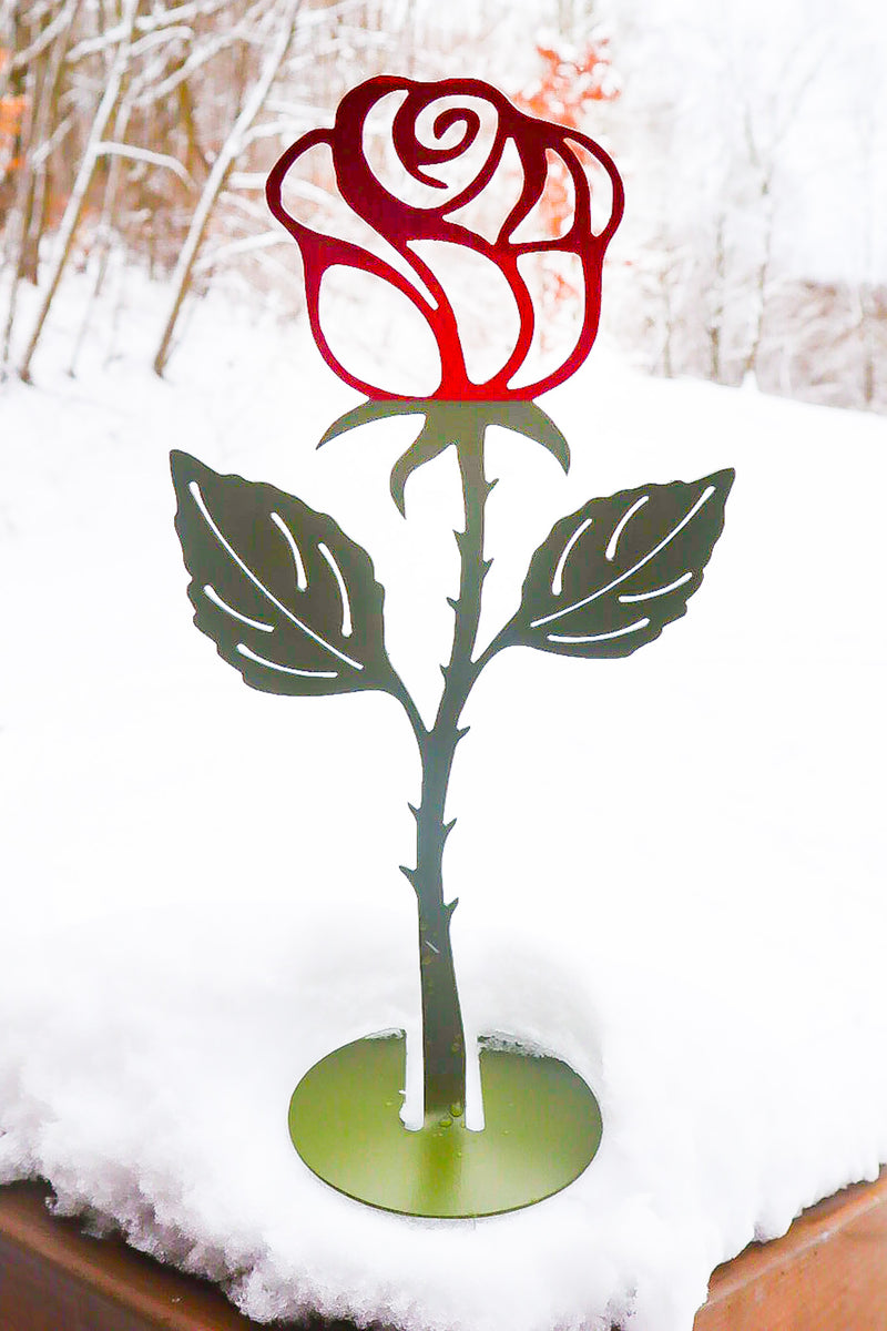Single Red Rose