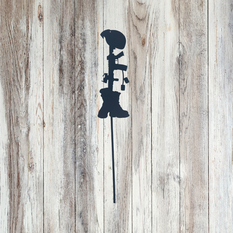 Battlefield Cross Yard Stake