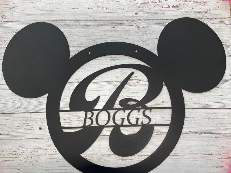 Mickey Ears Monogram