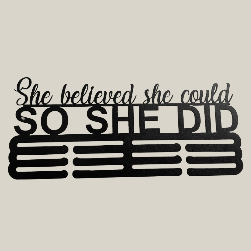 She Believed Medal Holder