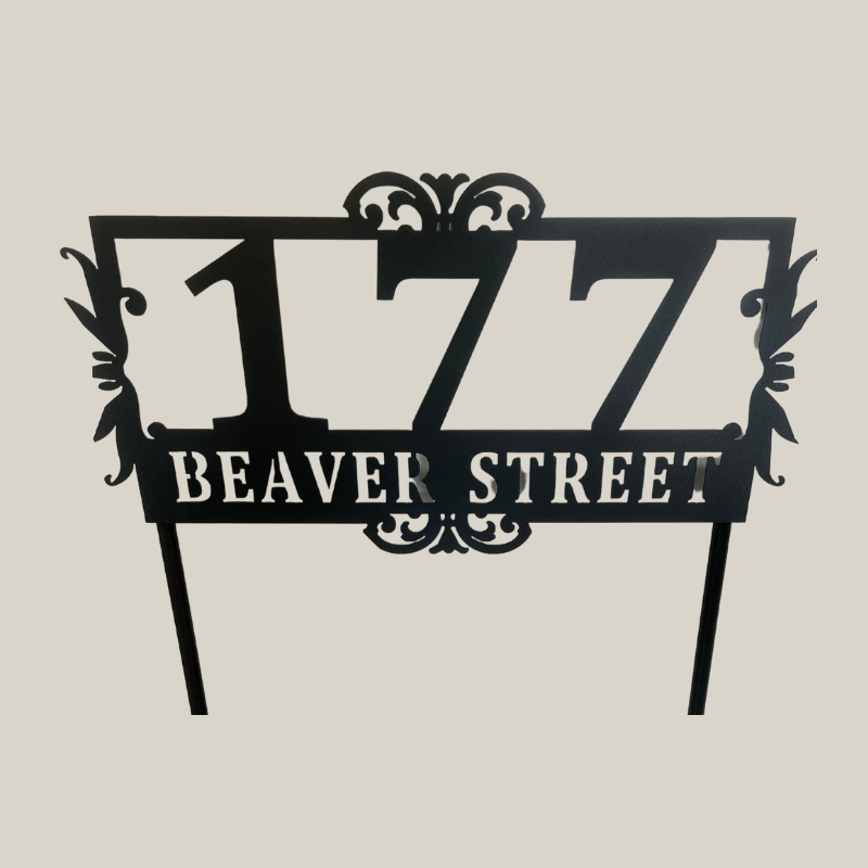Home Address Monogram (Yard Stake)