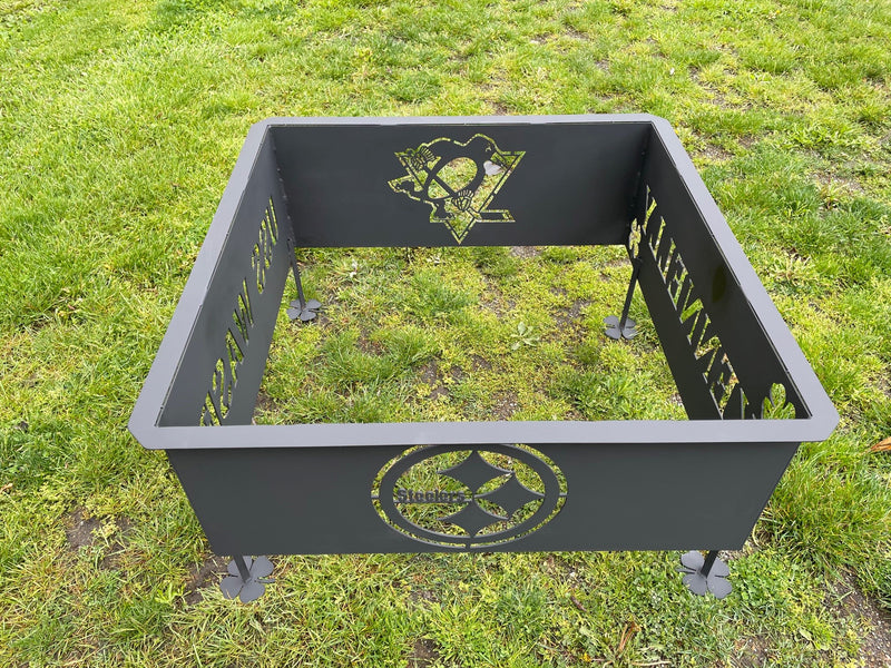 Square Fire Pit Sports Custom