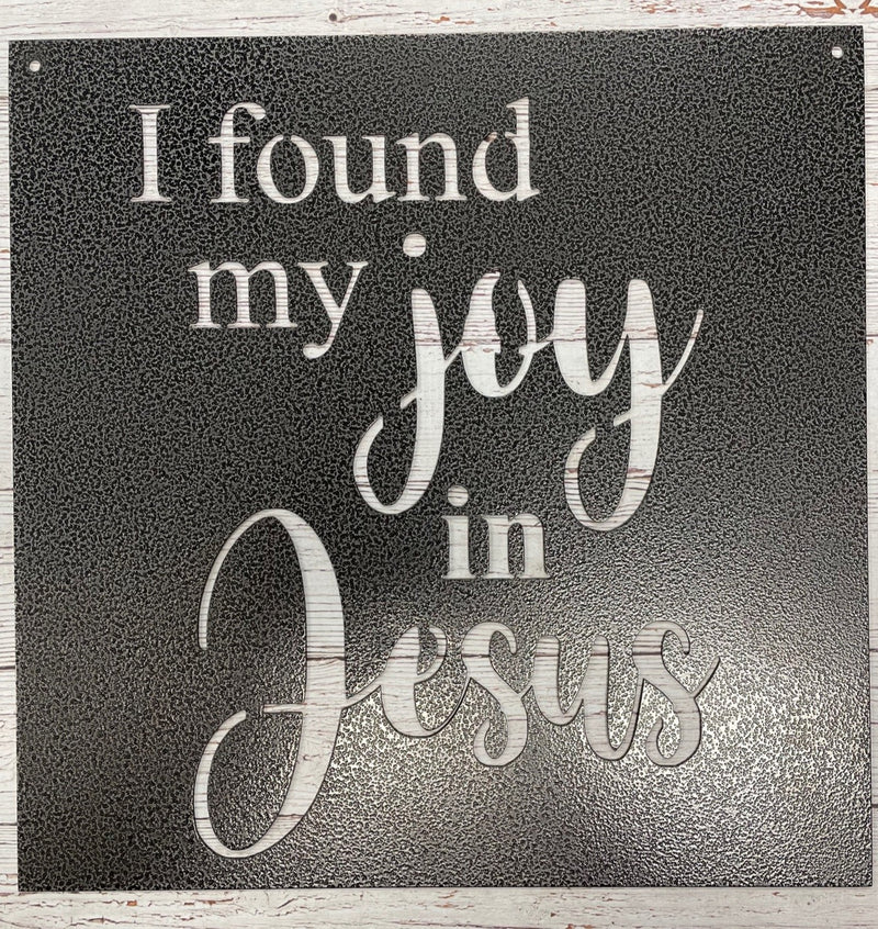 I found my joy in Jesus